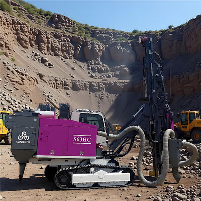 Hard Rock Blast Hole Drilling Rig Diepte 21m Hogere Productiviteit Mining Crawler Drilling Rig