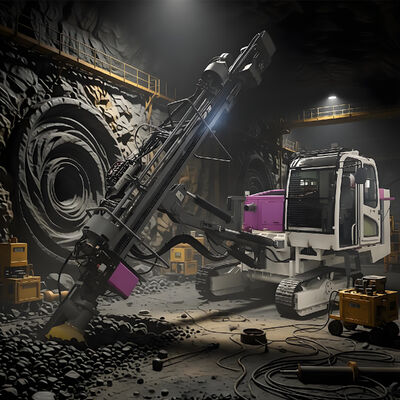 Hydraulic DTH Drilling Rig Integrated Dry Dust Collection Drilling Rig Mining Drilling Machinery