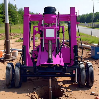 XYX-3 Water Well And Core Drilling Rig 75-300mm Hole Diameter Core Sampling Drilling Rig Machine