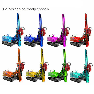 Screw Pile Driver Highway Guardrail Pile Driving Machine High Drilling Speed Pile Drilling Rig